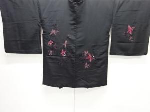 大正ロマン　枝花模様刺繍絵羽織